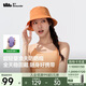 蕉下（beneunder）輕薄便攜收納漁夫帽防曬帽遮陽(yáng)帽女登山帽太陽(yáng)帽子男GP739橘