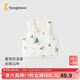 童泰（TONGTAI）嬰兒馬甲秋冬季純棉寶寶夾棉衣服男童女童家居服加厚坎肩背心 藍色 73 cm