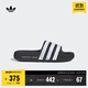 adidas ADILETTE 22經(jīng)典簡(jiǎn)約舒適拖鞋男女阿迪達斯官方三葉草   黑/白   42