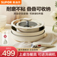 蘇泊爾（SUPOR）可拆卸手柄鍋具套裝廚具全套家用 可變餐具上桌不粘鍋炒鍋炒菜鍋 可拆卸手柄 6件套