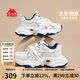 卡帕（Kappa）官方運動(dòng)老爹鞋子女鞋厚底增高網(wǎng)面鏤空透氣小白鞋  海昌藍 37 