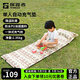 探路者（TOREAD）充氣床墊 防潮墊戶(hù)外露營(yíng)地墊公園沙灘便攜舒適充氣墊 灰巖綠/印花 均碼