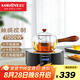 金灶（KAMJOVE） 電陶爐煮茶鐵壺燒水器煮茶器家用迷你小茶爐茶具不挑鍋具電陶爐 寶石黑（不包含茶壺）