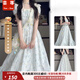 蕓蕁裙子女夏季2025新款蕓蕁甜美度假風(fēng)碎花泡泡袖連衣裙女年夏日收腰 碎花連衣裙[品牌高品質(zhì)]無(wú)內搭和 S [80-95斤]