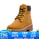 添柏嵐（Timberland）女鞋秋冬厚底高幫增高防水大黃靴 A5RJDW寬版 小麥色 6