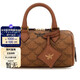MCM女士波士頓斜挎包經(jīng)典印花手提包枕頭包 MWBESEA09 CO TU