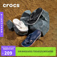 卡駱馳crocs貝雅卡駱班人字拖鞋|205393 白/深藍(lán)-126 39(240mm) 