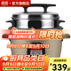 雙喜 電飯煲電飯鍋商用大容量電飯煲老式 電飯鍋不粘內膽帶蒸籠 10L適用10-15人
