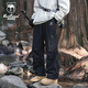 西域駱駝（VANCAMEL）休閑褲男士春秋季戶(hù)外防風(fēng)防水長(cháng)褲登山?jīng)_鋒褲 黑色  XL