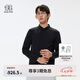 KOLON SPORT/可隆拉絨長(zhǎng)袖T恤 男子商務(wù)通勤戶(hù)外內(nèi)搭上衣POLO衫- LHPT4WT567-BK 黑色 XL (180/100A)