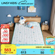 LINSY KIDS 兒童床墊椰棕床墊1.2米青少年棕墊學(xué)生硬墊CD093 【白色+藍色】CD093A床墊 1500mm*2000mm