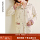 sohiwoo春夏款孕婦月子服哺乳睡衣孕婦睡衣產(chǎn)婦哺乳懷孕期產(chǎn)后家居服女 180G四季款【紫色小兔】帶哺乳口 XL