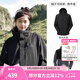 駱駝（CAMEL）三防沖鋒衣戶外登山服防風(fēng)防水防污三合一運(yùn)動(dòng)外套 AD12263514X抓絨內(nèi)膽幻影黑男女 XL