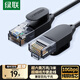 綠聯(lián)超六類網(wǎng)線 細(xì)線款CAT6A 10Gbps萬兆成品跳線 電腦/寬帶/路由器/監(jiān)控/光貓連接線纜3米70653