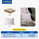 固特異（Goodyear）抱枕被空調被子兩用腰靠墊多功能車(chē)載睡覺(jué)云柔被灰色1.3*1.5米