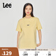 Lee25新品經(jīng)典日常字母Logo印花摩登中性男女同款短袖T恤
