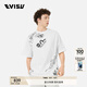 EVISU【王一博同款】福神2025年夏季新品男士祥云商標印花T恤 白色 常規 S