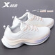 特步（XTEP）女鞋官方2025秋冬季斷碼中老人媽媽鞋軟底健步運動鞋女士跑步鞋子 帆白凡粉 36