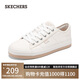 斯凱奇（Skechers）女鞋夏季厚底增高板鞋帆布鞋舒適輕便防滑休閑鞋低幫鞋114664