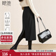 她池高腰半身裙2025秋裝新款女裝時(shí)尚直筒開(kāi)衩中長(cháng)款裙子