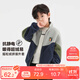 左西男童搖粒絨外套2025春秋季兒童抓絨衣中大童秋裝上衣 藏青色 130
