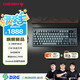 CHERRY櫻桃MX8.3客制化無(wú)線(xiàn)機械鍵盤(pán)8K回報鋁合金 熱插拔藍牙三模RGB無(wú)畏契約 兼容WIN/MAC 星隕灰 茶軸
