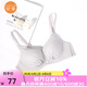 安朵安朵蕾絲小胸聚攏無(wú)鋼圈文胸女性感上托內衣 灰色GRY 85C