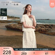 三彩大碼女裝2025夏季新款刺繡上衣半身裙兩件套裝萊賽爾氣質(zhì)胖MM