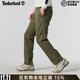 添柏嵐（Timberland）褲子男休閑褲春夏新款戶(hù)外運動(dòng)長(cháng)褲舒適透氣寬松直筒工裝褲A6C2G A6C2GA58/軍綠色/偏寬松 34 175/86A