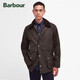 BARBOUR Ashby 男士四季純棉油蠟夾克  經(jīng)典內里格紋涂蠟外套風(fēng)衣 olive 橄欖綠 S