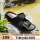 金利來(lái)（goldlion）男鞋2025新款夏季可外穿涼鞋男潮流休閑拖鞋G596520055AAF黑色41