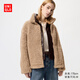優(yōu)衣庫女裝搖粒絨拉鏈茄克/長(cháng)袖外套夾克25秋冬新款480800 34 駝色 M /160/84A