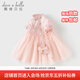 戴維貝拉（DAVE＆BELLA）兒童裙子2025夏裝新款女童新中式網(wǎng)紗裙中國風(fēng)女寶寶連衣裙公主裙 粉色【現貨】 110 cm（建議身高100-110cm）