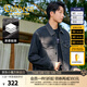 卡賓男裝 重工刺繡牛仔外套2025春夏新款20萬(wàn)針水母太陽(yáng)花刺繡 煤黑色01（闊版版型） L /175/50