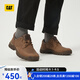 CAT卡特休閑皮鞋工裝鞋男鞋25秋新品防滑耐磨通勤鞋P726061O3AMC36 棕色 41