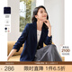 熙世界超好看西裝外套女小個(gè)子2025春季新款高級感炸街休閑小西服 藏青色 M