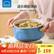 樂(lè)扣樂(lè)扣（LOCK&LOCK）適樂(lè)湯鍋不沾鍋燉鍋防燙煮鍋具電磁爐煤氣灶通用湯鍋20CM 
