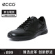 ECCO愛步 男鞋鞋子男四季透氣真皮鞋復(fù)古運(yùn)動(dòng)鞋戶外經(jīng)典歐文511734 39