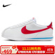 耐克NIKE女子運動(dòng)休閑鞋阿甘復古CORTEZ新年紅運動(dòng)鞋DN1791-108白38
