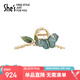 She's茜子斑斕蝶夢(mèng)刺繡蝴蝶抓夾后腦勺鯊魚(yú)發(fā)夾教師節禮物送老師