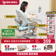 愛(ài)果樂(lè )（IGROW）兒童學(xué)習椅學(xué)生椅兒童座椅兒童椅寫(xiě)字椅【固定氣桿 升級雙控輪】