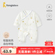 童泰（TONGTAI）嬰兒連體衣春秋季純棉紗布男女寶寶衣服新生兒哈衣爬服睡衣 藍(lán)色 80cm