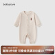 babylove嬰兒連體衣春秋款純棉寶寶哈衣家居服爬服長(cháng)袖彩棉新生兒衣服