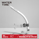 WATERTIME水川 游泳呼吸管專業(yè)自由泳訓(xùn)練裝備水下?lián)Q氣呼吸器 白管灰標(biāo)