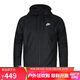 耐克（NIKE） 男子梭織防風(fēng)衣 夾克 戶(hù)外運動(dòng)727325-010黑L