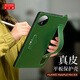 多蘭德（DULINEDO）華為MatePad Mini/8.8英寸手持橫豎支架保護套真皮全包防摔輕薄便攜平板保護殼 真皮 橄欖綠 華為MatePad Mini (8.8英寸）