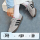 adidas T頭鞋 VL COURT復(fù)古板鞋德訓(xùn)鞋男女阿迪達(dá)斯輕運(yùn)動 灰色/黑色/紅色   37