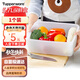 特百惠（Tupperware）冷凍5.7L大容量保鮮盒食品級冰箱儲物收納盒肉類(lèi)速凍密封不串味