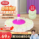 美麗雅旋轉拖把替換拖把40cm伸縮桿124cm2布頭不帶桶拖把桿配件多款適用