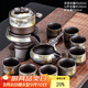 唐豐（TANGFENG） 紫砂自動(dòng)茶具套裝家用小套復古茶壺茶杯辦公待客泡茶神器全套 紫砂竹韻自動(dòng)配8杯